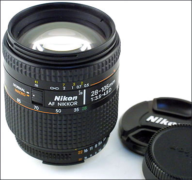 Nikon AF Zoom Nikkor 28-105mm f/3.5~4.5D IF wide-tele zoom lens
