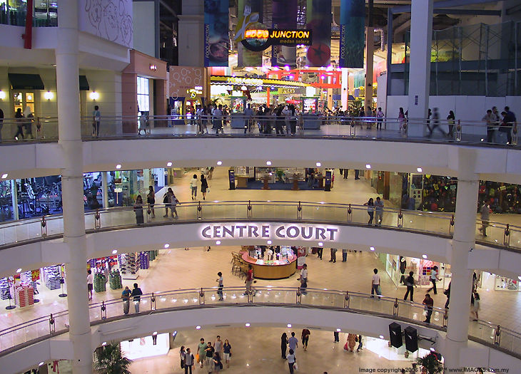 A wide field of view of its 28mm wideangle can be used to capture an interior, Mid Valley Shopping Mall, Kuala Lumpur, Malaysia
