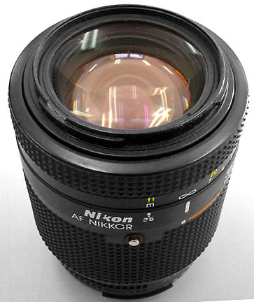 Front lens element  of the next updated version of the Nikon AF Zoom Nikkor 35-105mm f/3.5~4.5s (N)  wideangle-telephoto Zoom lens 