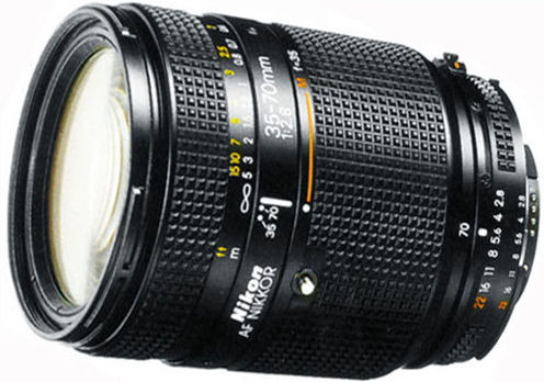 Nikon's AF Zoom Nikkor 35-70mm f/2.8S wideangle-telephoto zoom lens - first version, 1986