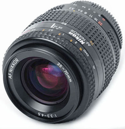 Another side view of the Nikon  of the AF Nikkor zoom 35-70mm f/3.3~4.5N  wide-tele zoom
