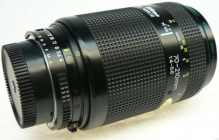 Section view for Nikon AF Zoom Nikkor 70-210mm f/4~5.6 Non D version