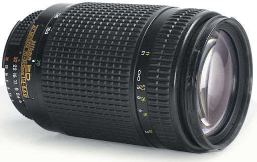 Nikon AF Zoom Nikkor 70-300mm f/4~5.6D ED telephoto zoom lens