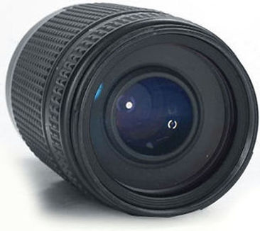 Front element of Nikon AF Zoom Nikkor 70-300mm f/4~5.6D ED telephoto zoom lens