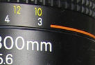MAcro setting indicative ring of the AF Nikkor 75-300mm f/4.5~5.6 zoom