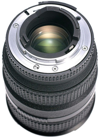 AF Zoom Nikkor 20-35mm f/2.8D IF ultra wideangle Zoom lens rear lens mount section details