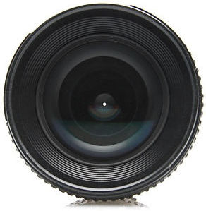 autofocus AF-Nikkor 20mm f/2.8 Ai-S ultrawideangle lens front lens view