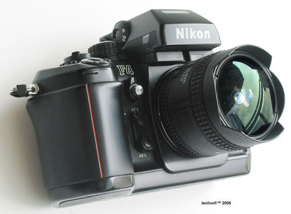 Nikon F4 with Fisheye Nikkor 16mm f/2.8D