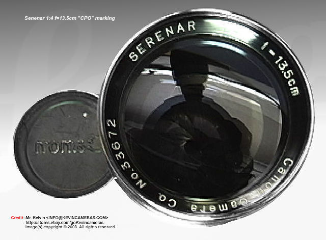 Canon  Serenar 4/13.5cm (135mm f/4) with 