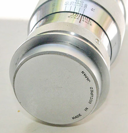 Canon Serenar  135mm f/4 MIOJ version with metal (Chrome) rear lens cap