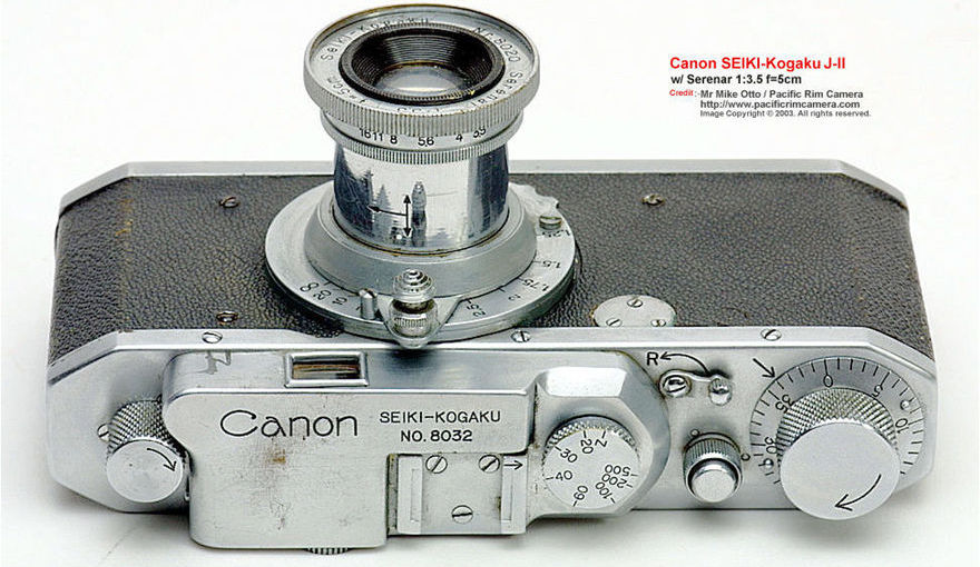RF all chrome version Canon Serenar 85mm f/2.0 telephoto lens for rangefinder cameras 