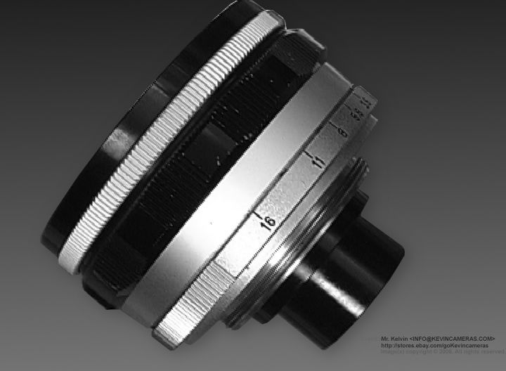 CANON RF 19mm f/3.5 rangefinder ultrawideangle lens side view