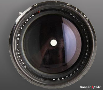 Post war, Carl Zeiss Jena 2.8/18cm T with early Flekstoskop, 1947 - LINK to showcase