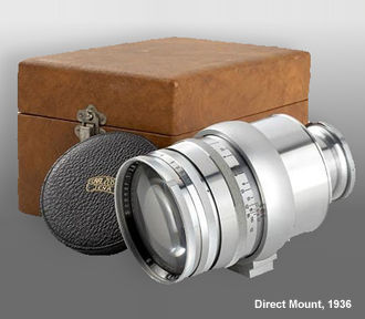 Carl Zeiss Jena 2.8/18cm Direct Mount model, 1936 - LINK