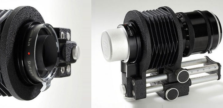 Rear bellow mount for Bellows 1524 Carl Zeiss Tessar 3.5/115mm 
