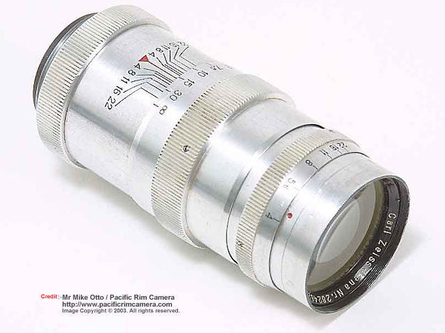 Carl Zeiss Jena Sonnar 4/13.5cm T serial number 2824xx
