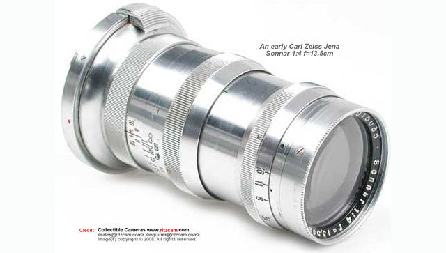 Carl Zeiss JENA Sonnar 1:4 f=13.5cm