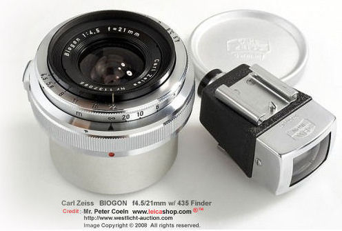 Zeiss Ikon Finder 435 for Carl Zeiss BIOGON 21mm f/4.5