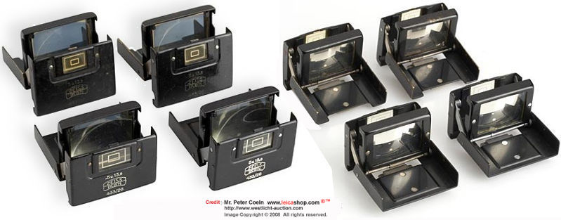 Zeiss Ikon Collapsible finders 433/26 for Contax approx. Year: c.1938  for 5cm ~ 13.5cm lenses