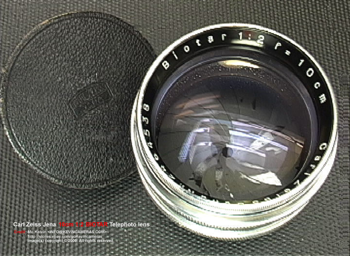 Rangefinder Zeiss-Opton Triotar 1:4 f=85mm (85mm f/4.0) telephoto lens