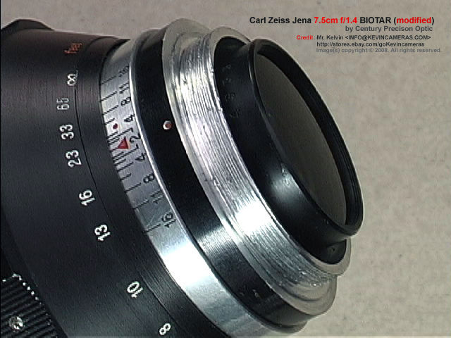 Rangefinder Zeiss-Opton Triotar 1:4 f=85mm (85mm f/4.0) telephoto lens