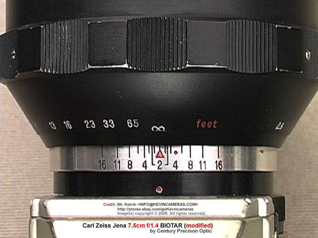 Rangefinder Zeiss-Opton Triotar 1:4 f=85mm (85mm f/4.0) telephoto lens