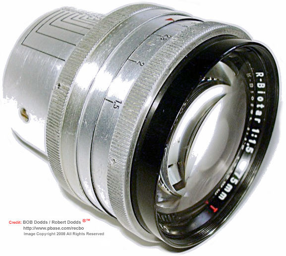 Carl Zeiss JENA 1:1.5 f=75mm BIOTAR T by R / Bob Dodds