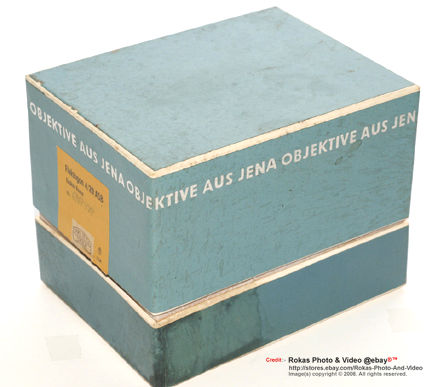 Carl Zeiss JENA FLEKTOGON 1:4 f=20mm Ultra-wideangle lens
