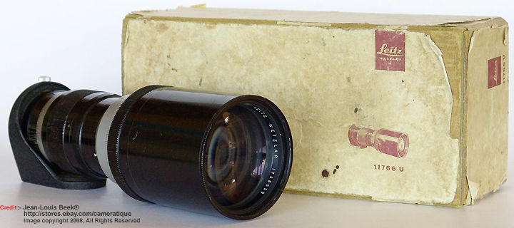 	LEICA TELYT  1:5 f=400mm (400mm f/5.0) Super Telephoto lens  