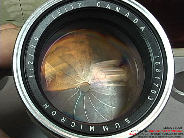 Leica SUMMICRON 1:2 / 90 LEITZ Canada version SEOOF