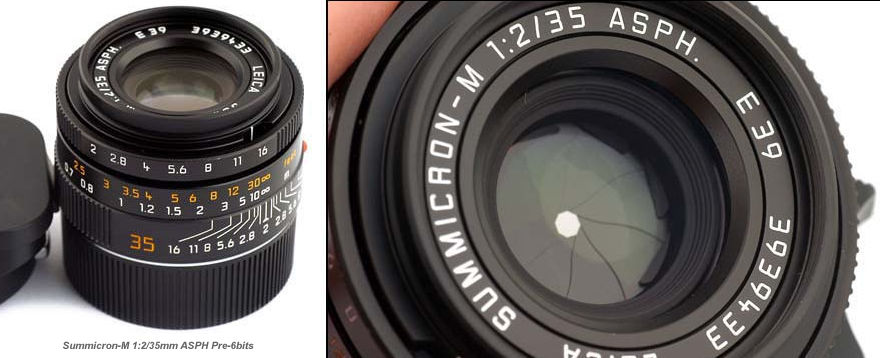  Summicron-M 1:2/35mm ASPH pre-6 bits 