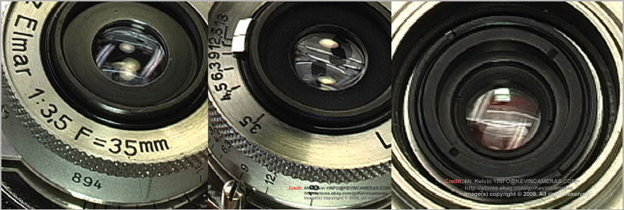 A Leitz rangfinder ELMAR 3,5/3,5cm in nickel  