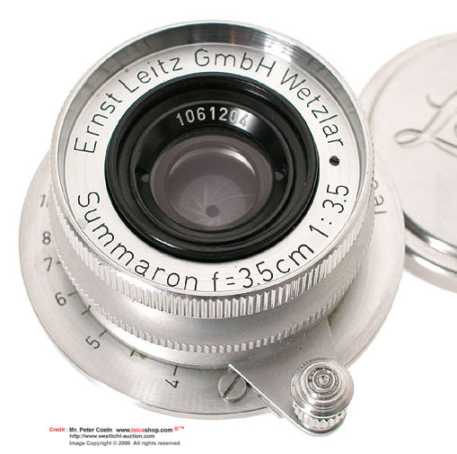 Leitz's Summaron 3.5/3.5cm wideangle lens