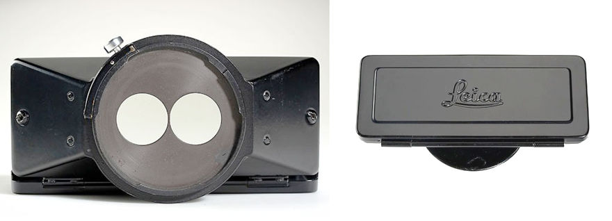 Lens cap, Ernst Leitz STEMAR  (Canada)
STEMAR f=3.3cm 1:3.5 Stereo Lens front and rear view of the attachment finder