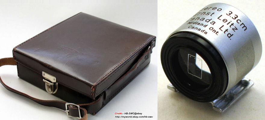 Leica Stereo Stemar 3,5/3.3cm Midland Canada OHIKO outfit with original lesther case and ODDYO optical Finder