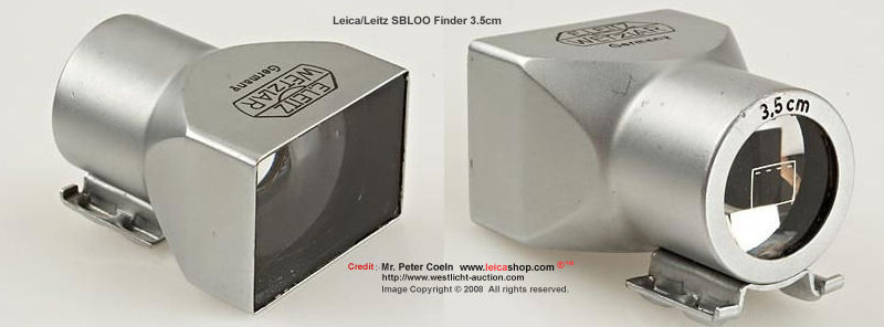 Leitz/Leica New Style Silver/chrome SBLOO 3.5cm Brightline Finder