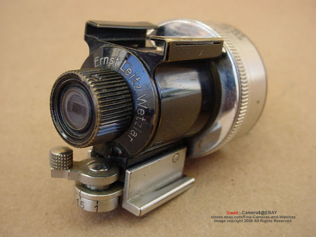 Leica VIDOM Universal Optical Finder  rear section view