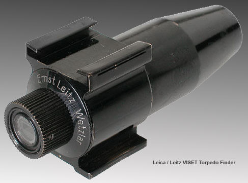 Leica/Leitz VISET Torpedo Finder; with 4 picture frames:- 3.5cm, 5cm, 9cm, 13.5cm focal length lenses.