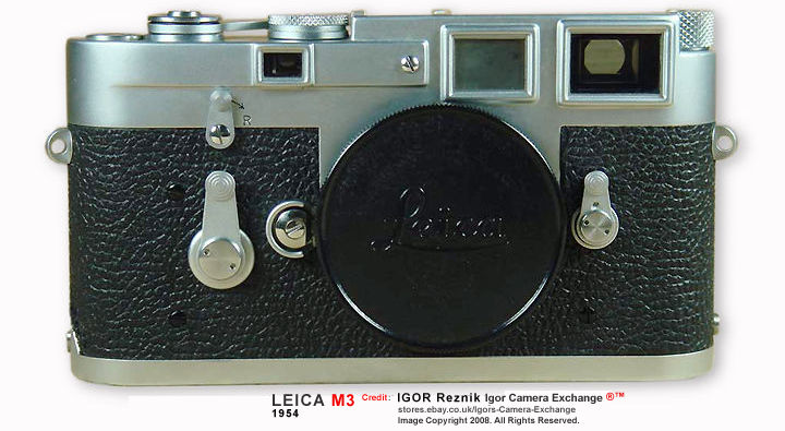Leica Ernst Leitz Wetzlar M3 rangefinder camera with camera cap on