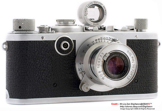 Leica IIIg with a typical E.Leitz Inc. New York lens