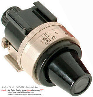 Leica / Leitz VIDOM Universal Finder in Black/Nickel