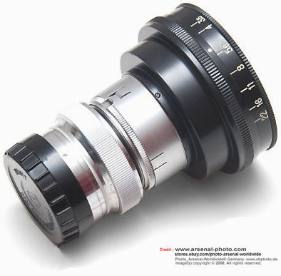 Micro-Nikkor.C 1:3.5 f=5cm (135mm f/3.5) with dedicated Aperture collar