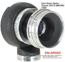 Carl Zeiss Opton Tessar 50mm f/3.5 MACRO for rangefinder cameras