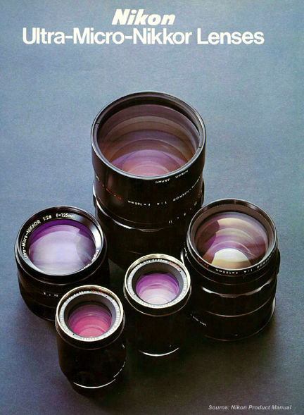 Cover of Nikon brouche of Ultra-Micro-NIKKOR lenses