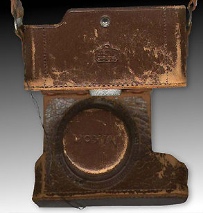 Nippon Kogaku Tokyo MIOJ camera case open