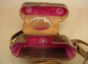 Original leather case Nikon M inside