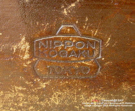 Nippon Kogaku old logo on Leather case for Nikon M