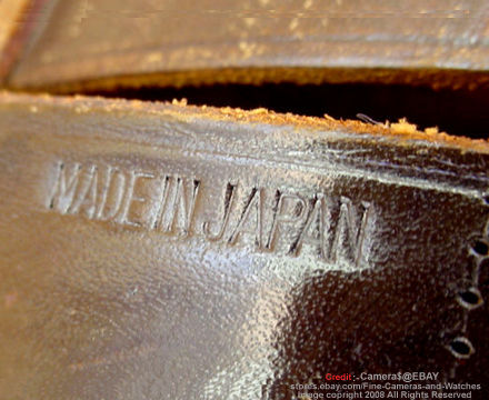 Made in Japan old  Leather camera case for Nikon M
