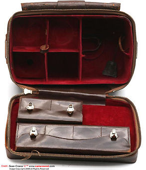 Original Camera and lenses compartment case for Nikon M (internal compartment  view)