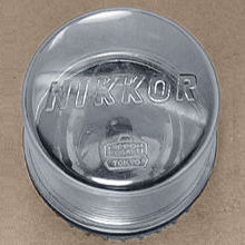 Original, vintage bubble case during rangefinder (RF) Nikon era 